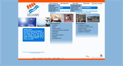 Desktop Screenshot of delcambre.fr