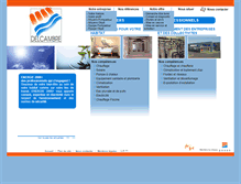 Tablet Screenshot of delcambre.fr